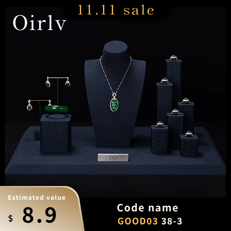 Jewelry Shop Watches - Oirlv-juego de exhibición de joyería azul,
