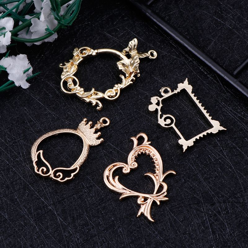 Jewelry Making Watches - Marco Metal antiguo, exquisito Floral, resina