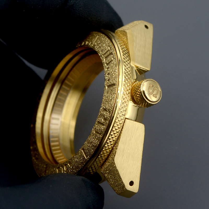 Citizen Watch Tsuyosa - Caja de reloj Mod Samurai Gold