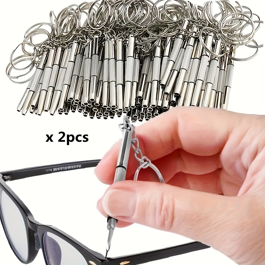Watch Repair Tool Kit - Dos destornilladores de gafas de acero,