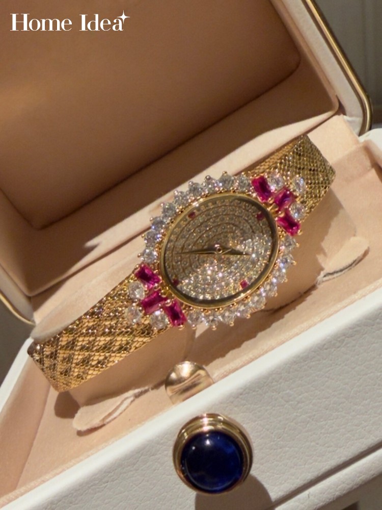 Jewelry Watches For Ladies - Reloj de cuarzo con forma ovalada
