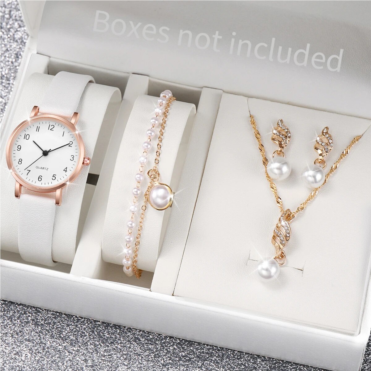 Jewelry Watches For Ladies - Conjunto de Reloj de Pulsera de