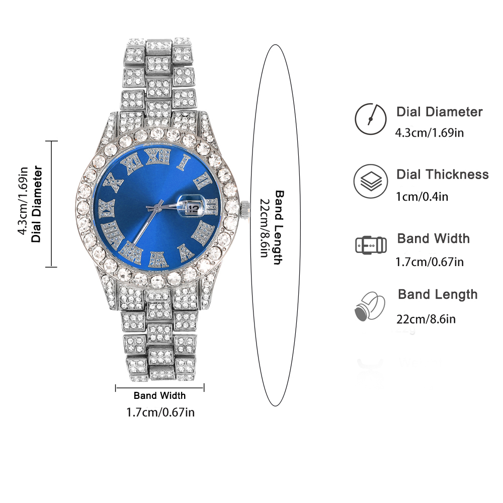 Conjunto de joyería de reloj d - Jewelry Watches For Men reseña y precio