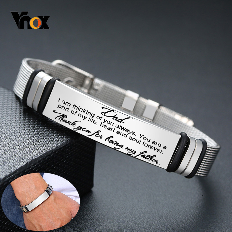 Vnox-pulsera de acero inoxidab - Jewelry Watches For Men reseña y precio