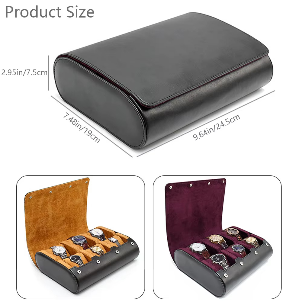 Estuche de viaje para relojes  - Jewelry Watches For Men reseña y precio