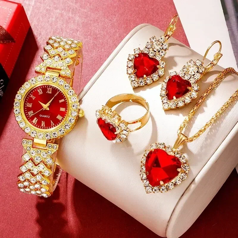 Reloj de lujo dorado para muje - Jewels On Watches reseña y precio
