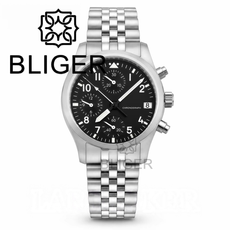 Reloj cronógrafo de aviador BL - Jewelry Watch reseña y precio