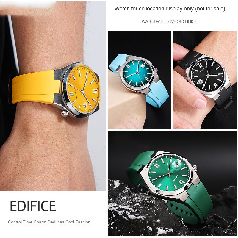 Correa de reloj de goma fluora - Citizen Watch Tsuyosa reseña y precio