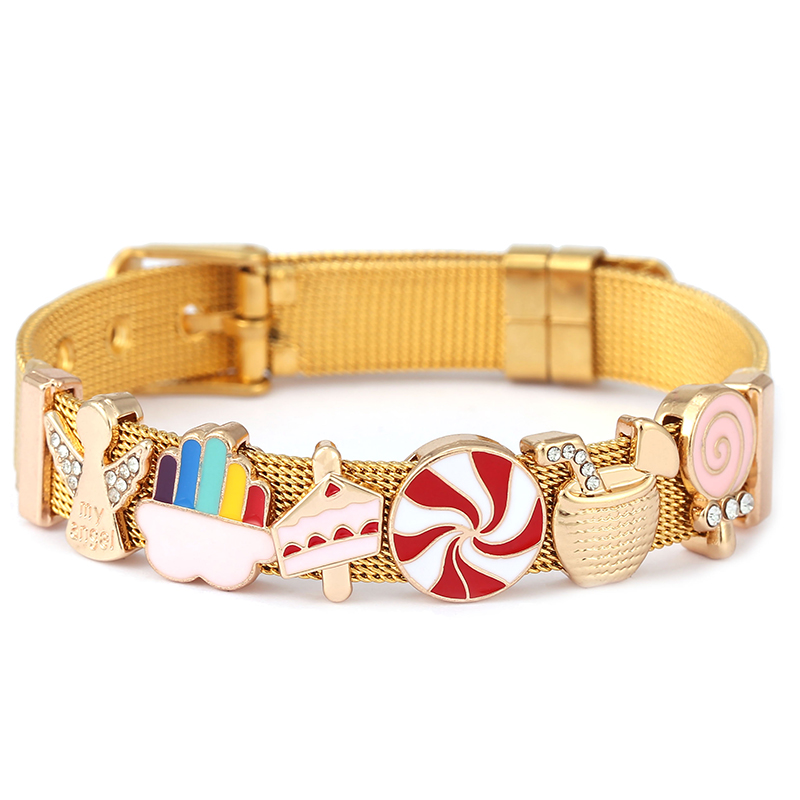 Pulseras de malla de acero ino - Jewelry Watches For Kids reseña y precio