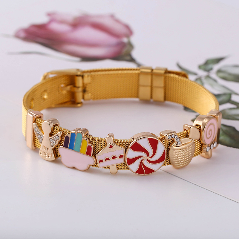 Pulseras de malla de acero ino - Jewelry Watches For Kids reseña y precio