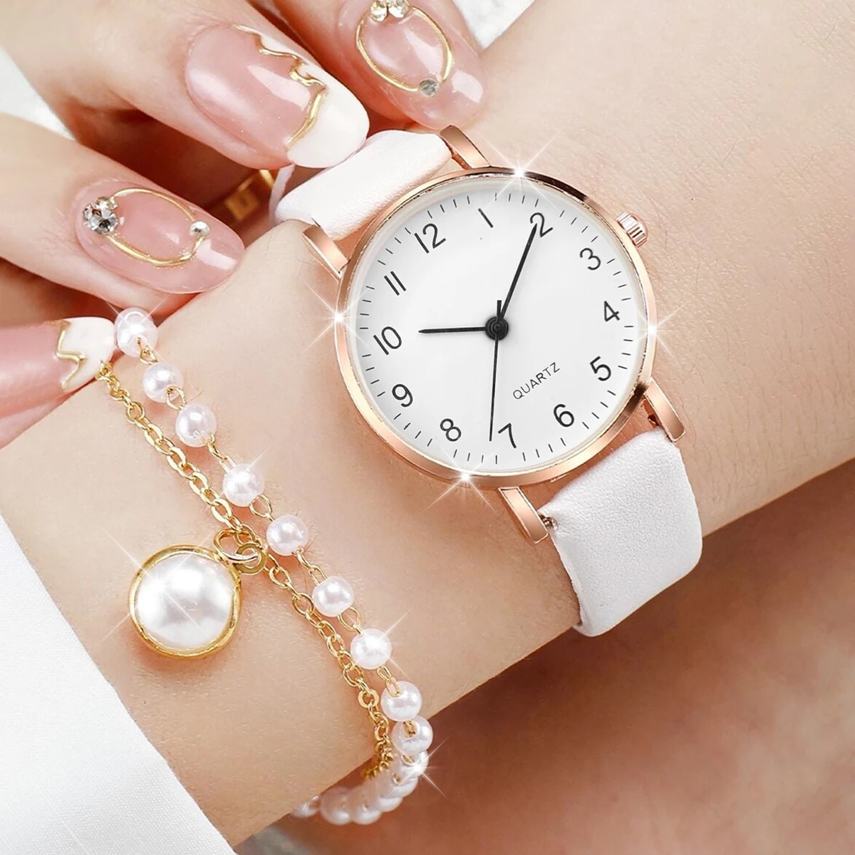 Conjunto de Reloj de Pulsera d - Jewelry Watches For Ladies reseña y precio